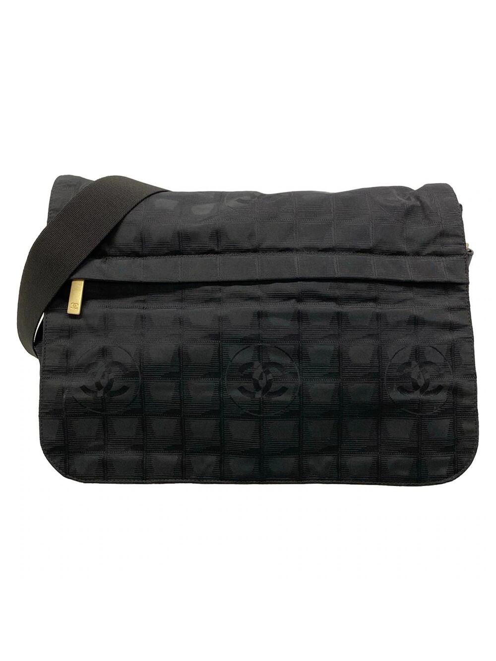 Chanel New Travel Line Black Nylon #367206C91B